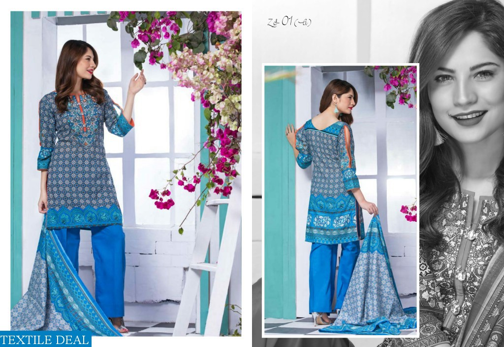 Zs kalyan printed lawn collection Wholesale pakistani dress material